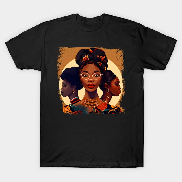 Black History Month T-Shirt T-Shirt by WilliamHoraceBatezell